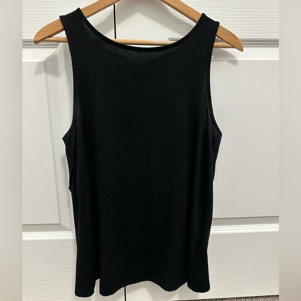 Banana Republic Black Classic Scoop Neck Tank